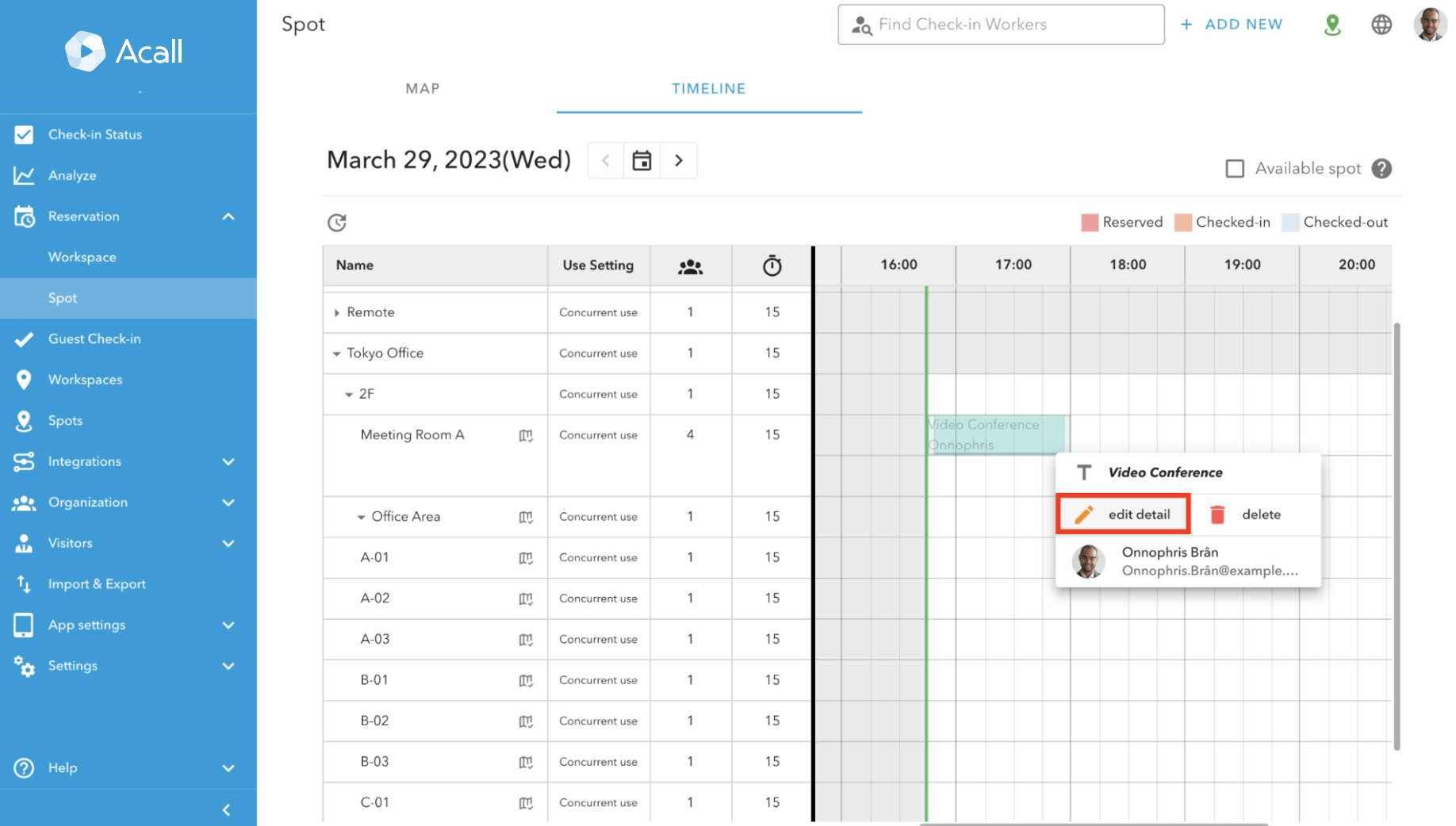 Timeline Spot Reservation on Acall6.png
